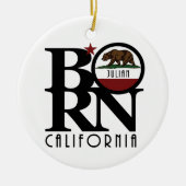 BORN Julian California Keramisch Ornament (Voorkant)