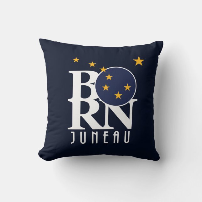 BORN Juneau Alaska Kussen (Voorkant)