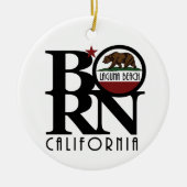 BORN Laguna Beach California Keramisch Ornament (Voorkant)