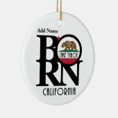 BORN Lake Tahoe California Keramisch Ornament (Rechts)