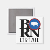 BORN Laramie Wyoming Magneet (Voorkant / Achterkant)