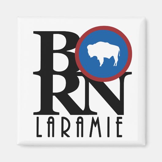 BORN Laramie Wyoming Magneet (Voorkant)