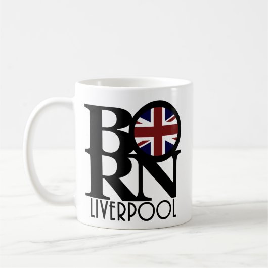 BORN Liverpool England (VK) 11oz Koffiemok (Links)