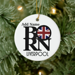 BORN Liverpool England (VK-vlag)  Keramisch Ornament