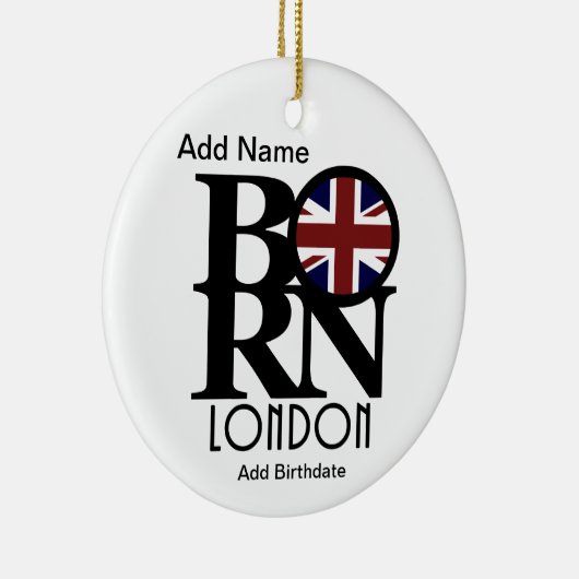 BORN London Ceramic Ornament (Rechts)