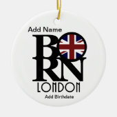  BORN London Ceramic Ornament (Voorkant)