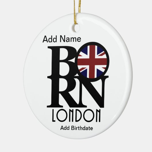  BORN London Ceramic Ornament (Links)