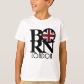 BORN London England T-shirt (Voorkant)
