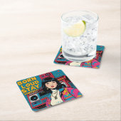 Born Loud Blijf  Kartonnen Onderzetters (Insitu)