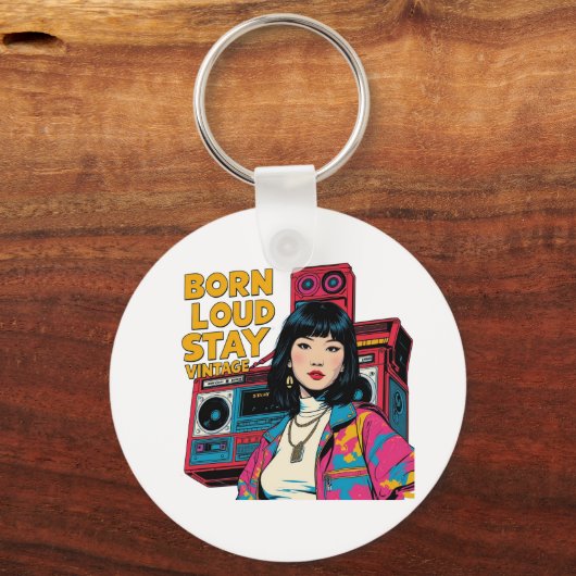 Born Loud Blijf  Sleutelhanger (Achterkant)