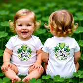 Born Lucky for Clover-Covered Cuties Romper