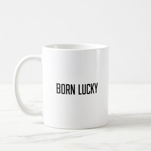 Born Lucky Koffiemok (Links)
