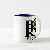 BORN Macapa 11oz Tweekleurige Koffiemok (Voorkant rechts)