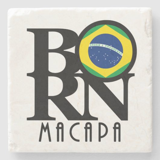 BORN Macapá Stenen Onderzetter (Voorkant)
