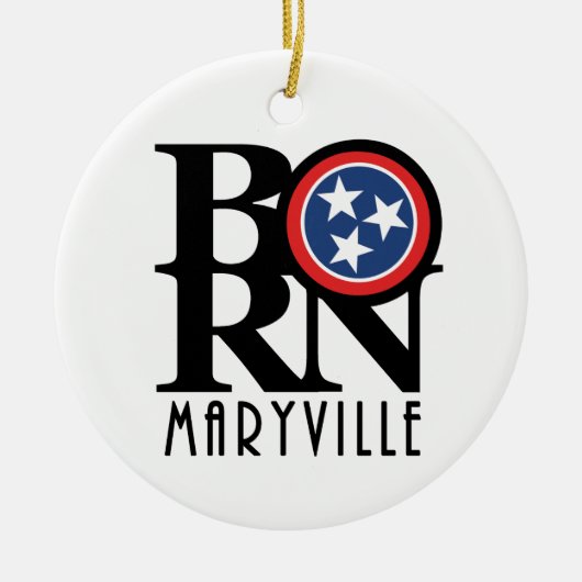 BORN Maryville Keramisch Ornament (Voorkant)