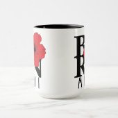 BORN Maui Red Hibiscus 15oz Mok (Midden)