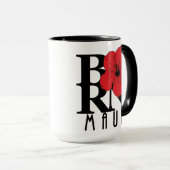 BORN Maui Red Hibiscus 15oz Mok (Voorkant rechts)