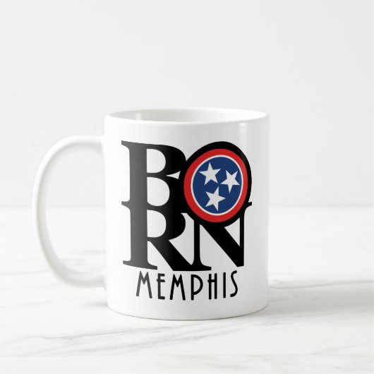 BORN Memphis 11oz Koffiemok (Links)