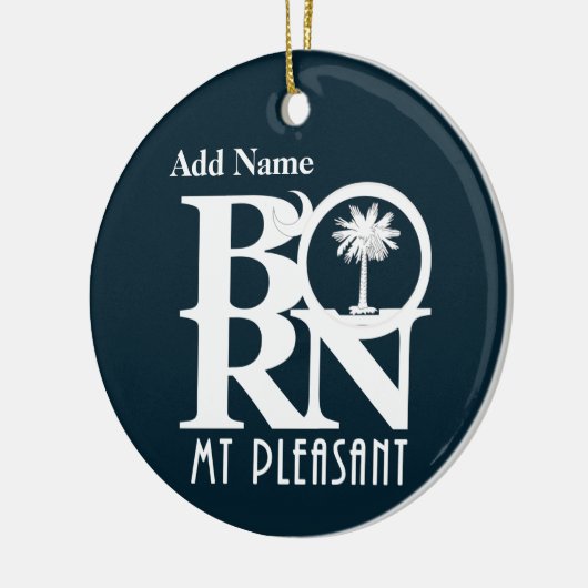 BORN Mt Pleasant  Keramisch Ornament (Links)