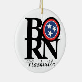 BORN Nashville TN Keramisch Ornament (Rechts)