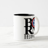 BORN Nashville Tweekleurige Koffiemok (Voorkant rechts)