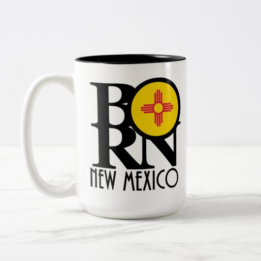 BORN New Mexico Tweekleurige Koffiemok (Links)