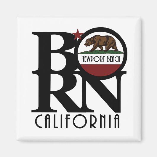 BORN Newport Beach Magnet (Voorkant)
