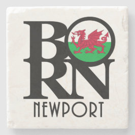 BORN Newport Wales Stenen Onderzetter