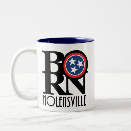 BORN Nolensville Tweekleurige Koffiemok