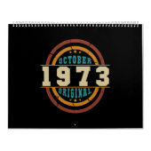 Born October 1973 Original Retro Kalender (Hoes)