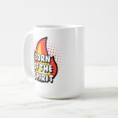 Born of The Spirit, Christian quotes Koffiemok (Voorkant links)