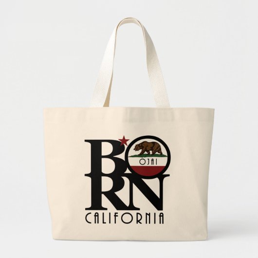 BORN Ojai California Grote Tote Bag (Voorkant)