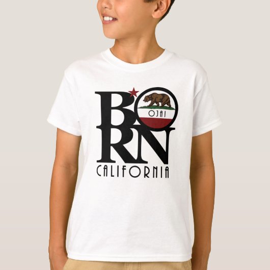 BORN Ojai California T-shirt (Voorkant)