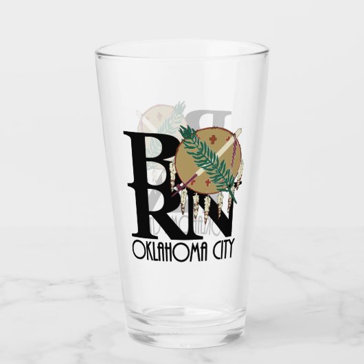 BORN Oklahoma City Glas (Voorkant)