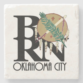 BORN Oklahoma City Stenen Onderzetter