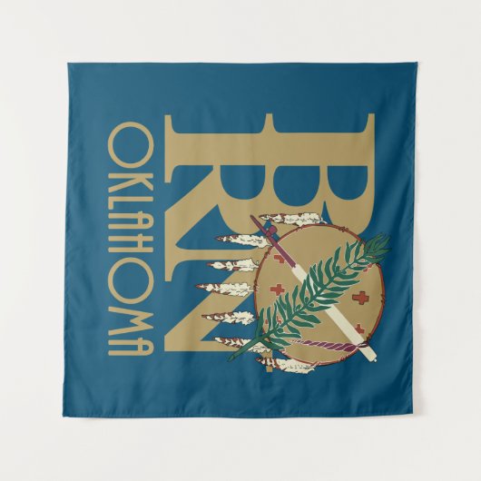 BORN Oklahoma Wandkleed (Voorkant (horizontaal))