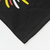 Born On New Year's Eve. Countdown. Birthday Fleece Deken (Hoek)