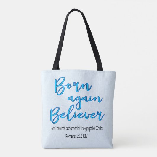 Born Opnieuw Believer Tote Bag (Achterkant)