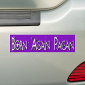 Born Opnieuw Pagan Bumpersticker (On Car)