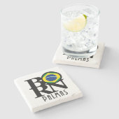 BORN Palmas Brazilië Stenen Onderzetter (Zijkant)
