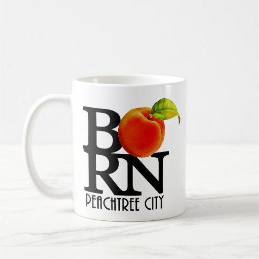 BORN Peachtree City 11oz Koffiemok (Links)
