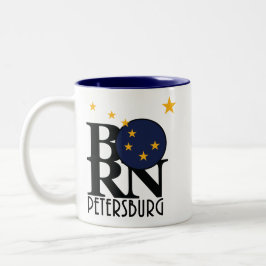 BORN Petersburg Alaska 11oz Tweekleurige Koffiemok