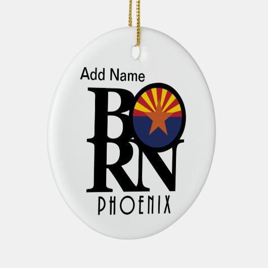 BORN Phoenix Arizona  Keramisch Ornament (Rechts)