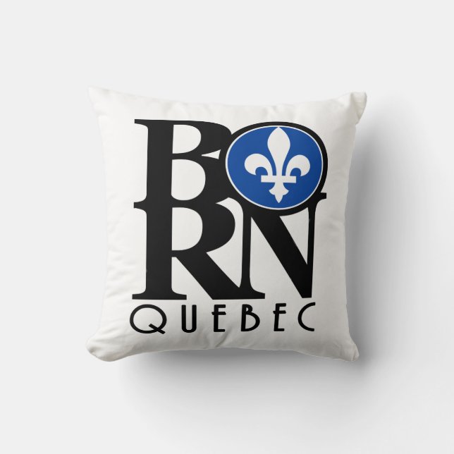 BORN Quebec Canada Kussen (Voorkant)