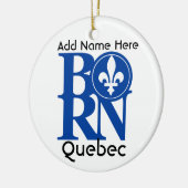 BORN Quebec Keramisch Ornament (Links)