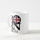BORN Reading England 11oz Koffiemok (Voorkant links)