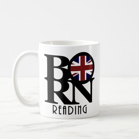 BORN Reading England 11oz Koffiemok (Links)