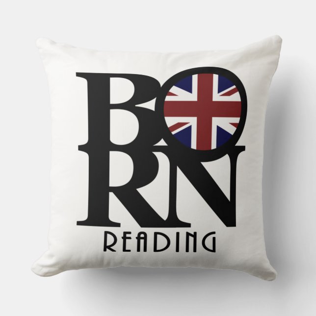 BORN Reading England Kussen (Voorkant)