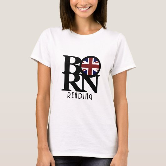 BORN Reading England T-shirt (Voorkant)