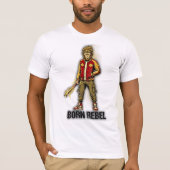 Born Rebel Monkey Gunner T-shirt (Voorkant)